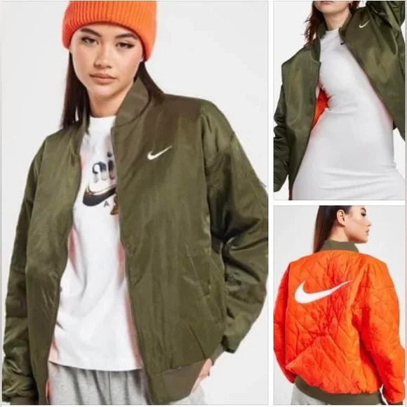 NWT Nike Loose Fit Reversible Jacket Plus Size 2X - Picture 5 of 15